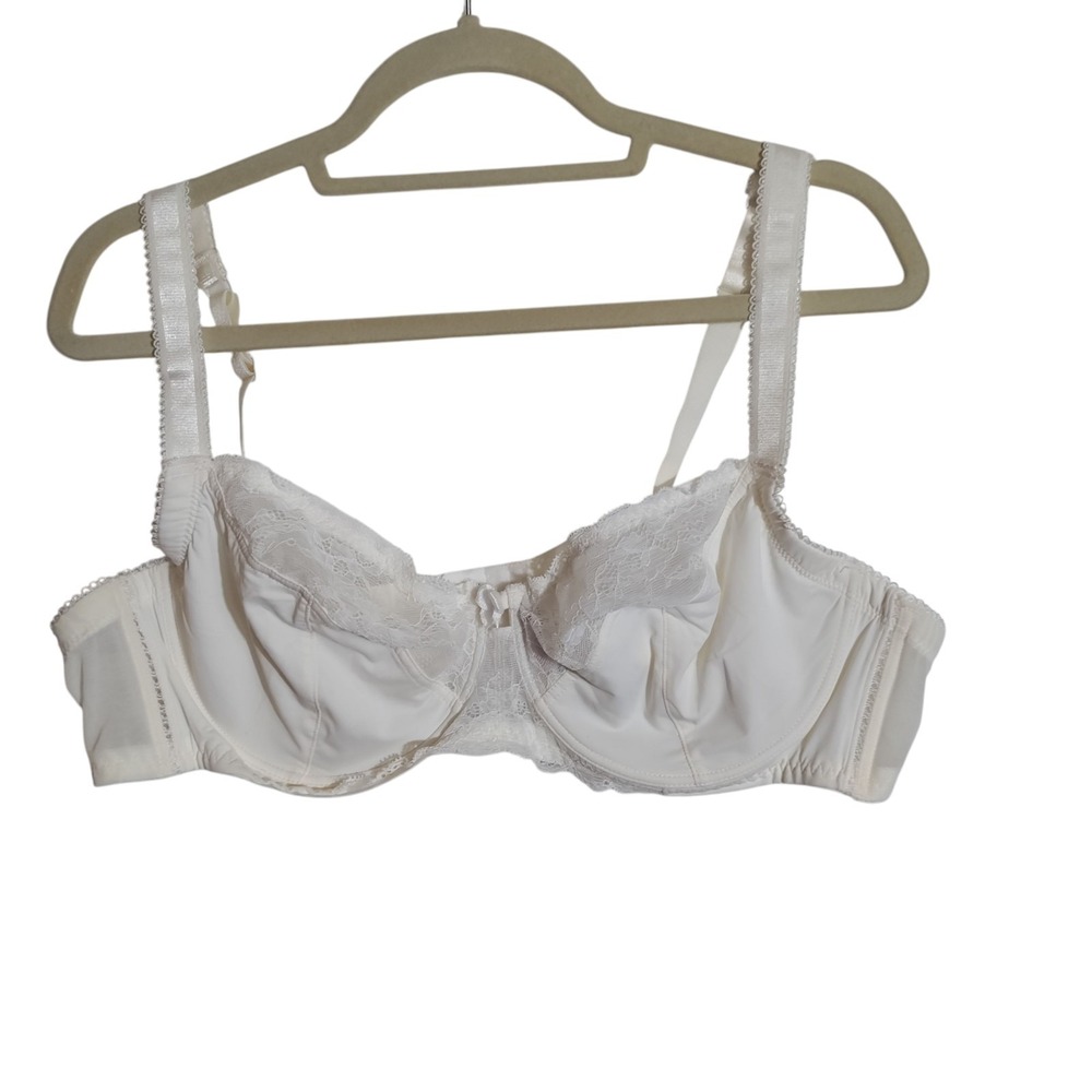 Amoureuse 46C Ivory Floral & Lace  Bra
